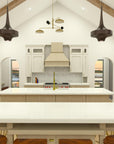 Outer Banks Beach House | Elevated Coastal House Plan | 2,718 Sq Ft | 5BR 4.5BA