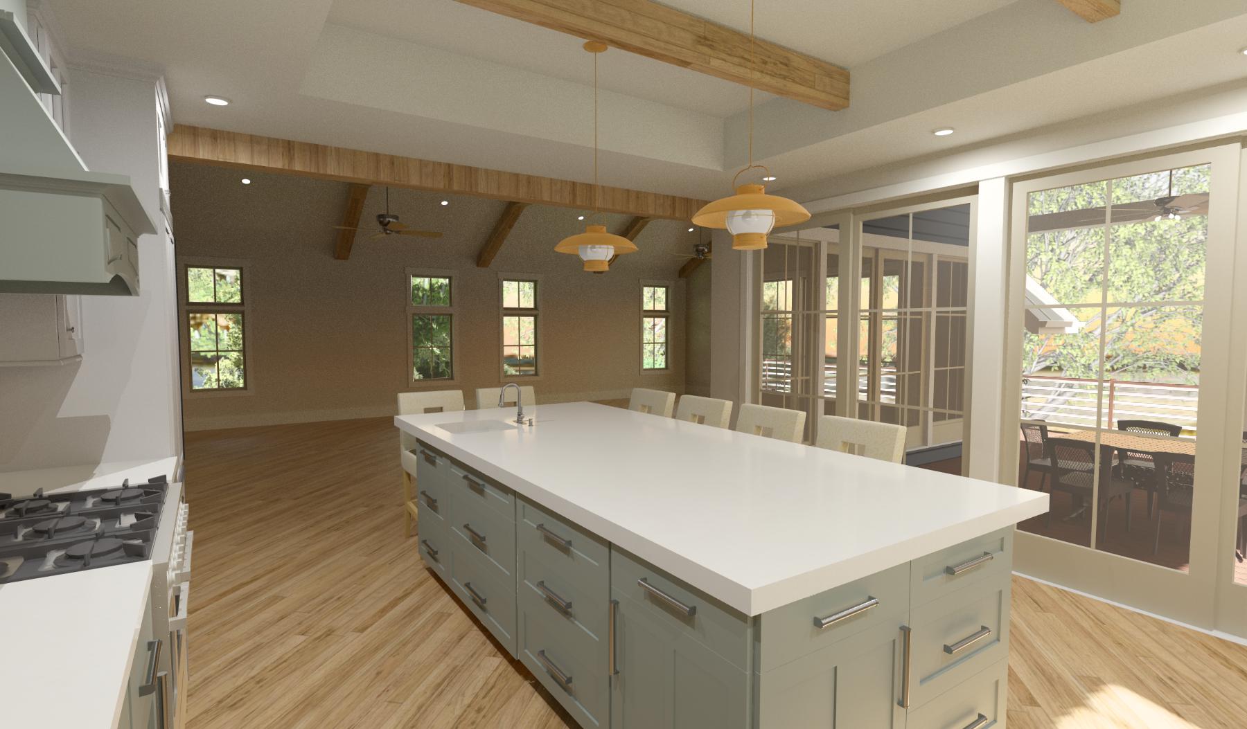 Casa Azul | Elevated Reverse-Living Coastal House Plan | 3,058 Sq Ft | 3-4BR 4BA