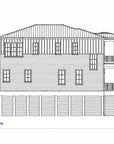 Haddie's Hideaway 3000 | Elevated Modern Coastal House Plan | 3,089 Sq Ft | 4BR 3.5BA