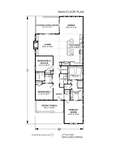 Little Oak Enclosed Dining | Elevated Coastal Country House Plan | 1,800 Sq Ft | 3BR 2BA