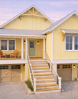 Little Oak Enclosed Dining | Elevated Coastal Country House Plan | 1,800 Sq Ft | 3BR 2BA
