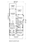 Magnolia Beach Hut CHP | Elevated Coastal Cottage House Plan | 1,547 Sq Ft | 3BR 2BA