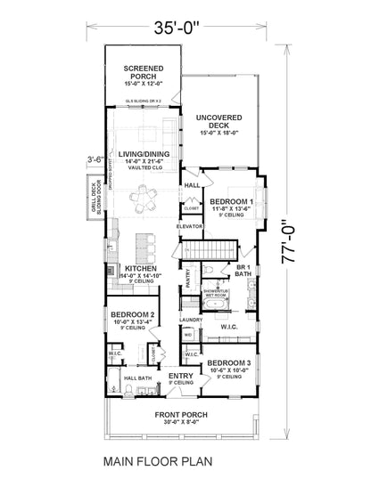 1547 Sq. Ft. - Magnolia Beach Hut CHP