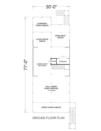 1547 Sq. Ft. - Magnolia Beach Hut CHP