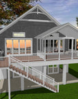 Magnolia Cottage II | Elevated Coastal Beach House Plan | 2,000 Sq Ft | 3-4BR 2.5-3.5BA