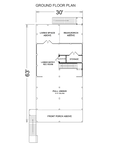 Magnolia Beach Hut | Elevated Coastal Cottage House Plan | 1,430 Sq Ft | 3BR 2.5BA