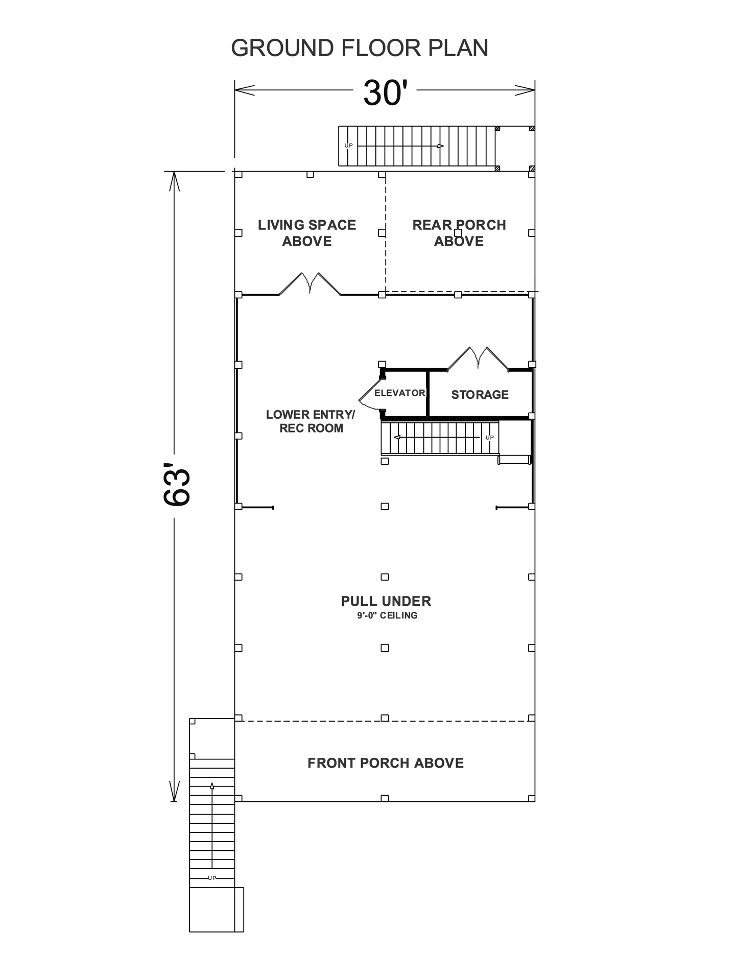 1430 Sq. Ft. - Magnolia Beach Hut