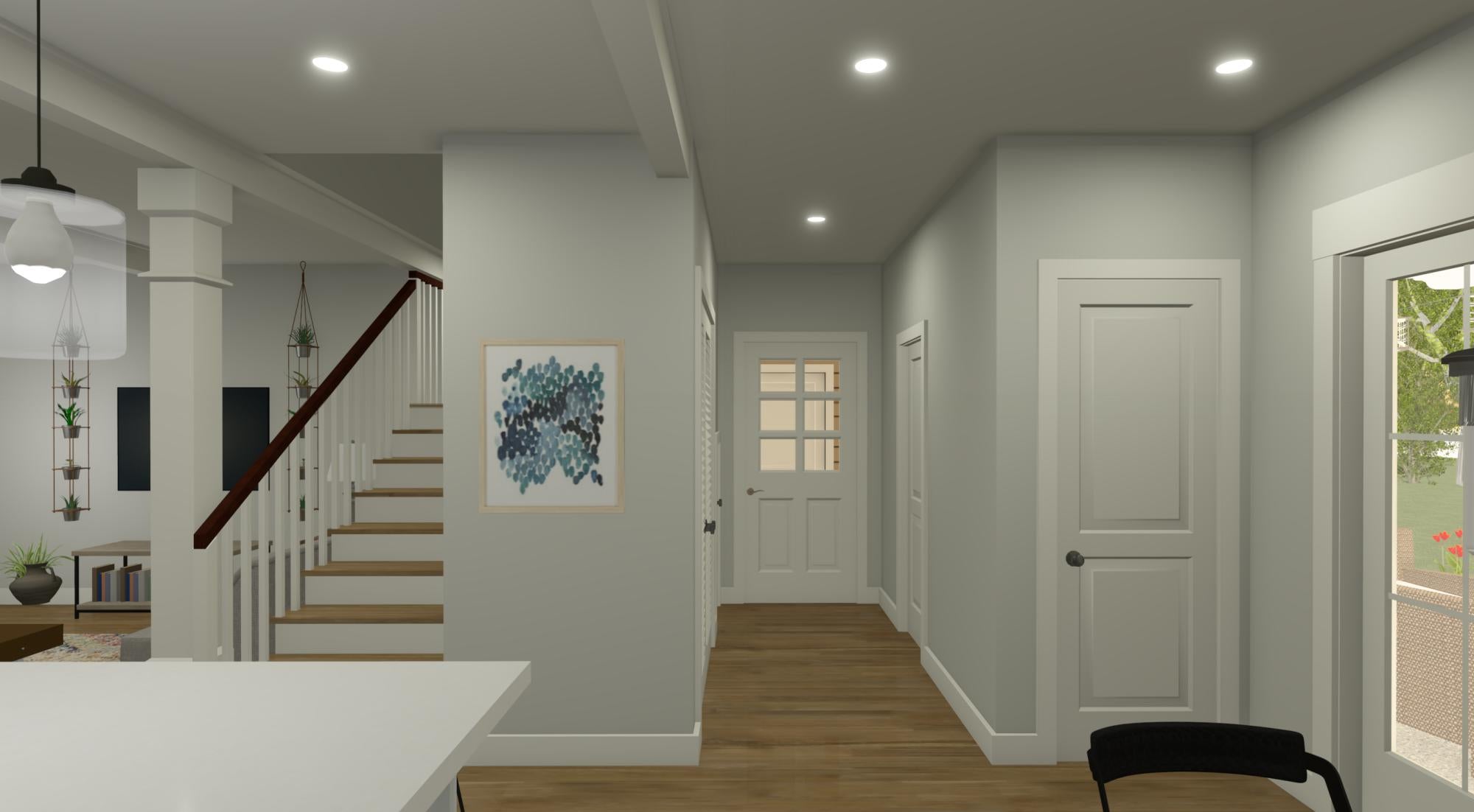 The Olive House | Modern Coastal Cottage House Plan | 1,400 Sq Ft | 3BR 2.5BA