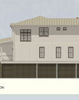 Sandy Dune N | Elevated Contemporary Coastal House Plan | 3,588 Sq Ft | 4BR 4.5BA