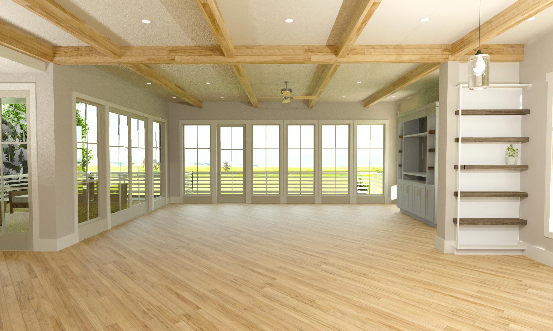 Sandy Dune | Elevated Shingle-Style Coastal House Plan | 3,464 Sq Ft | 3-4BR 4.5BA