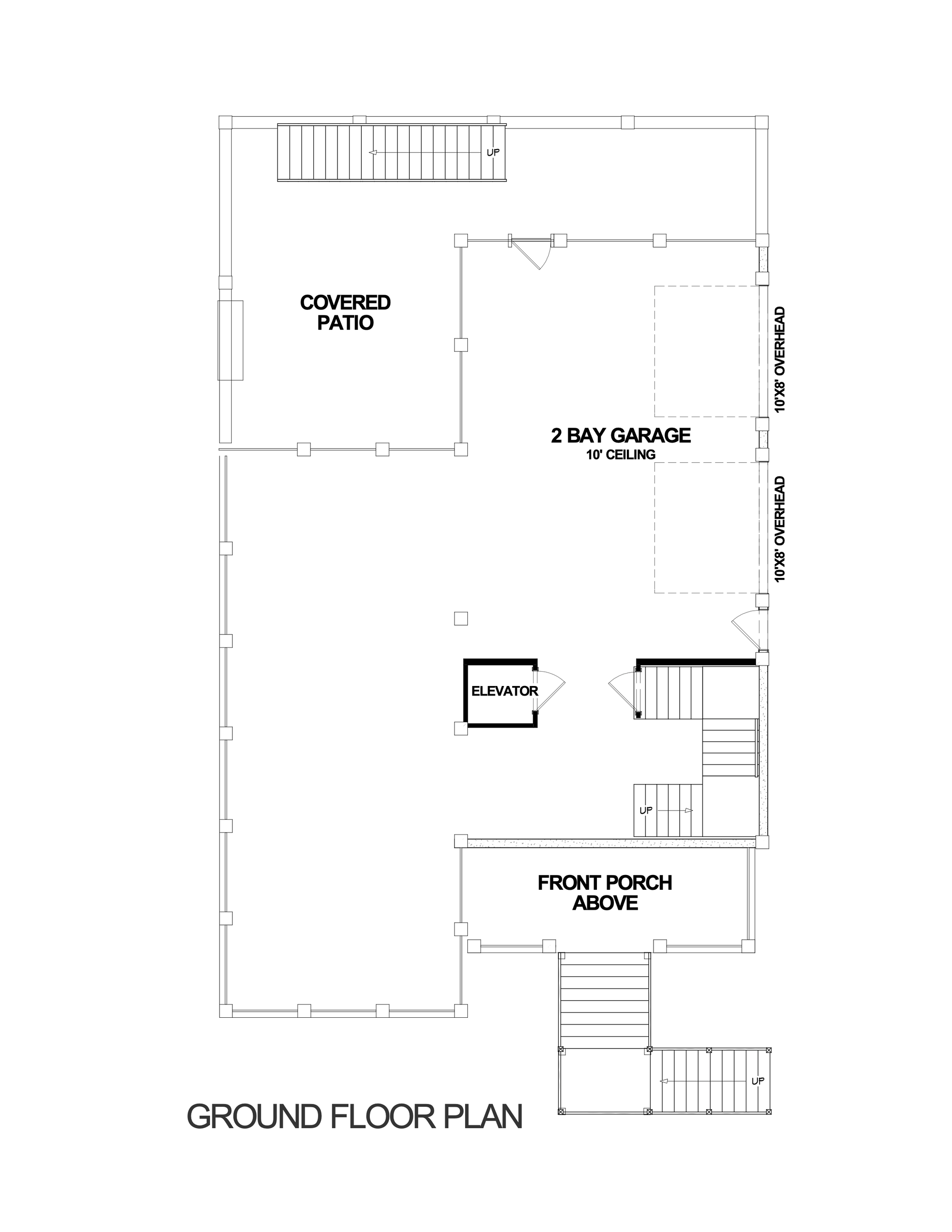 Sandy Dune | Elevated Shingle-Style Coastal House Plan | 3,464 Sq Ft | 3-4BR 4.5BA