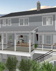 The Chestnut | Elevated Low Country Coastal House Plan | 2,855 Sq Ft | 4BR 4.5BA