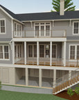 The Curtis | Elevated Coastal Waterfront House Plan | 3,364 Sq Ft | 4BR 3.5BA