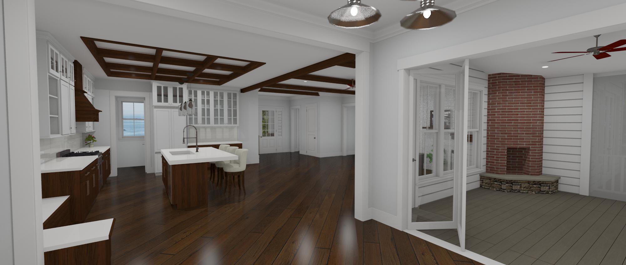 The Lowell | Elevated Low Country House Plan | 3,125 Sq Ft | 3-4BR 3.5BA
