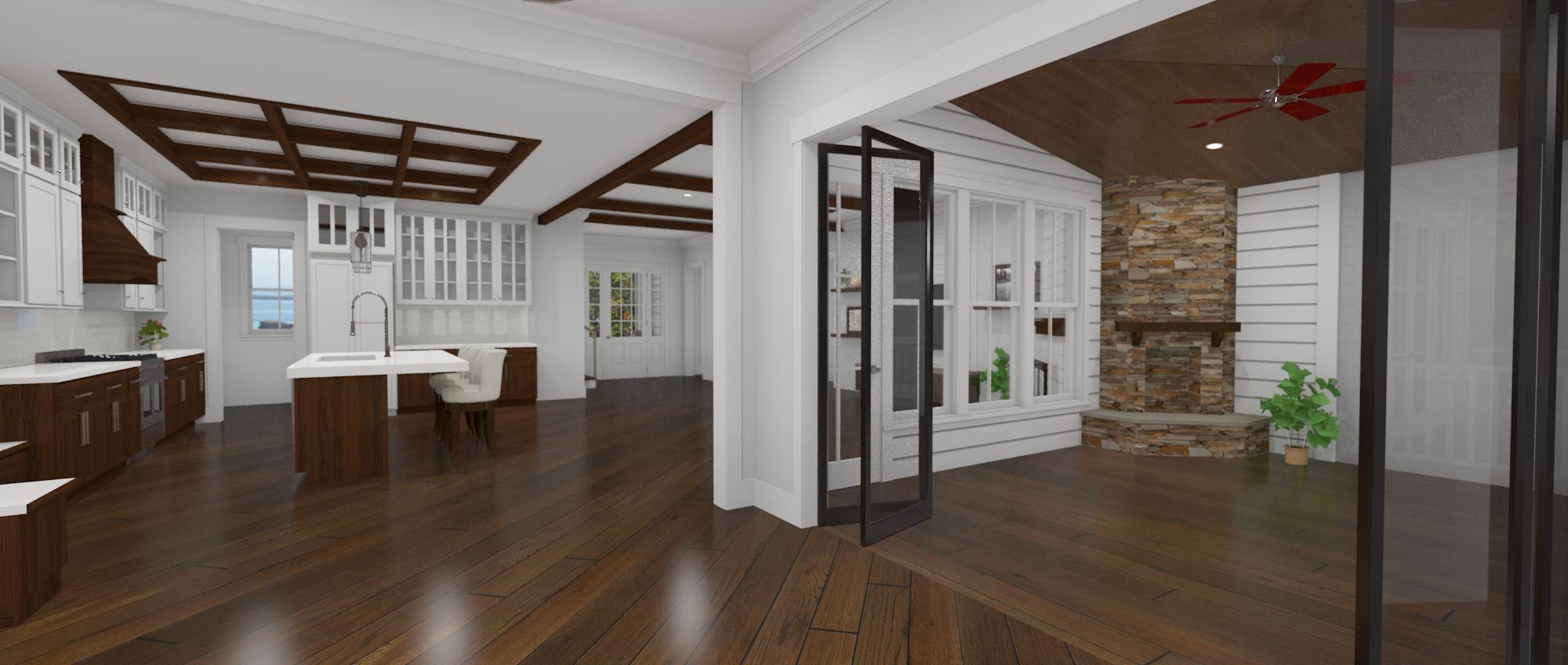 The Lowell | Elevated Low Country House Plan | 3,125 Sq Ft | 3-4BR 3.5BA