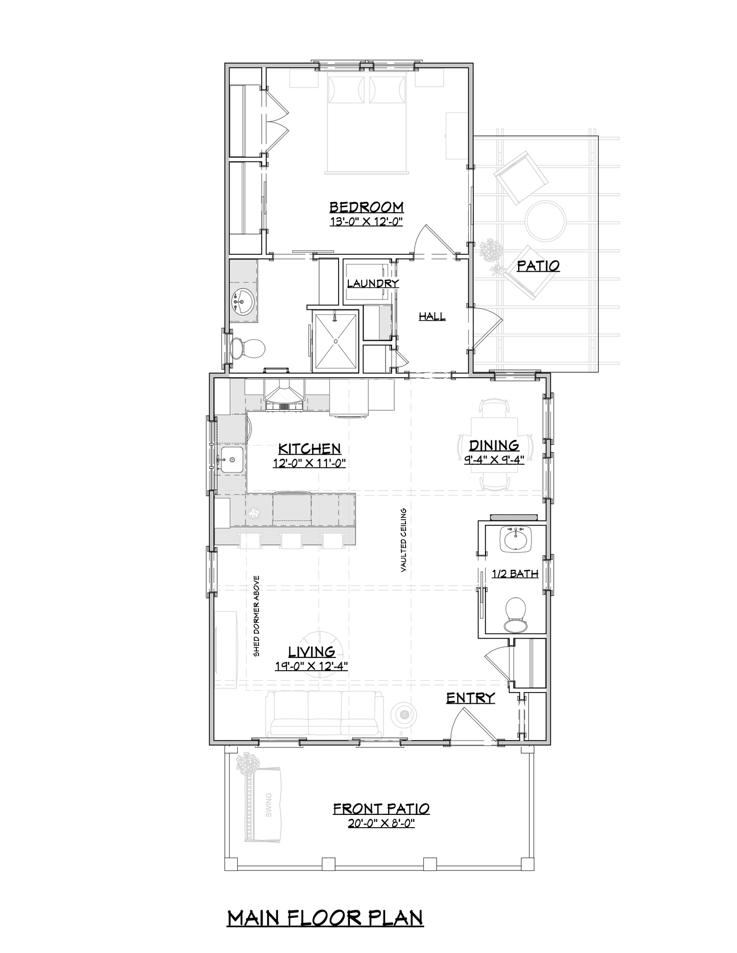 848 Sq. Ft. - The Peach House