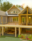 The Quinn Pilings | Elevated Coastal Country House Plan | 2,409 Sq Ft | 3BR 3.5BA