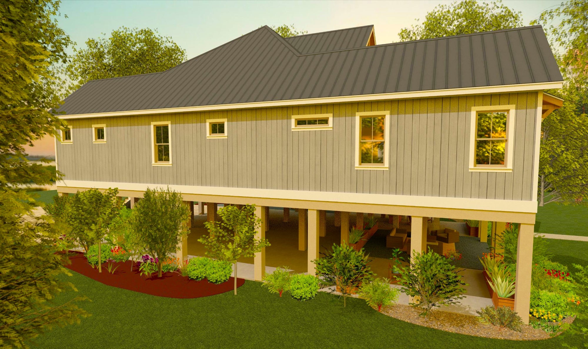 2409 Sq Ft. - The Quinn - Pilings