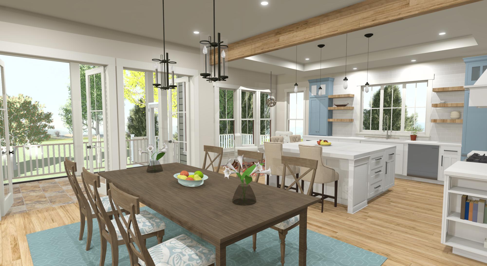The Addie | Elevated Low Country Coastal House Plan | 2,814 Sq Ft | 4BR 3.5BA