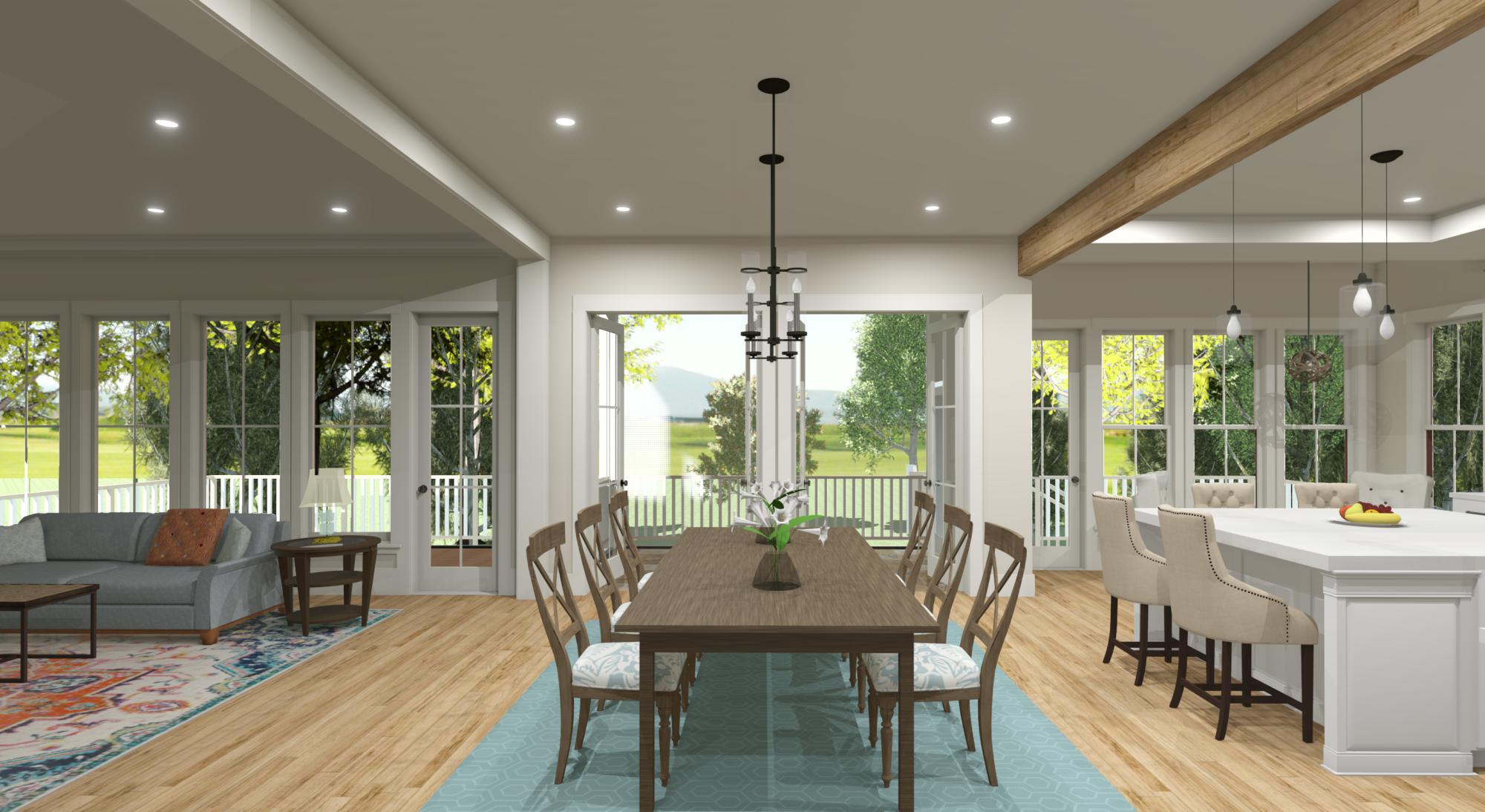 The Addie | Elevated Low Country Coastal House Plan | 2,814 Sq Ft | 4BR 3.5BA