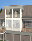 The Addie | Elevated Low Country Coastal House Plan | 2,814 Sq Ft | 4BR 3.5BA