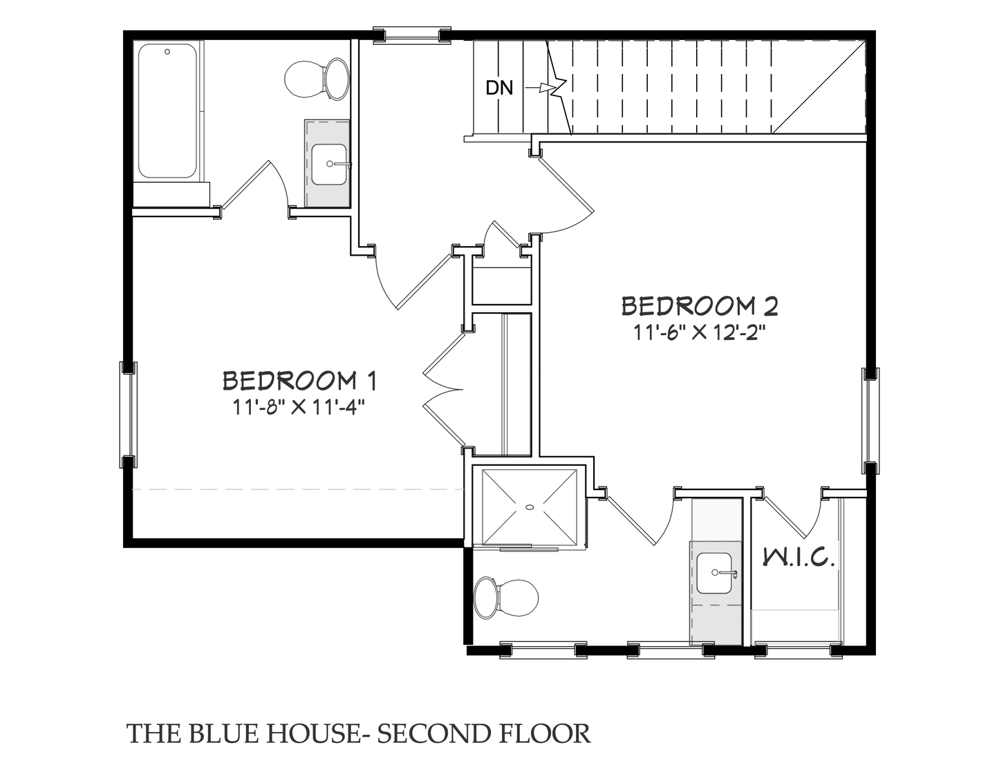 1074 Sq. Ft. - The Blue House