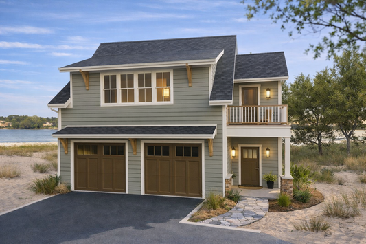 1085 Sq. Ft. - The Perry Garage/ADU Plan