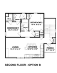 The Perry Garage ADU | Carriage Garage ADU Plan | 1,085 Sq Ft | 2BR 1-2BA