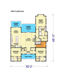 The Quinn | Elevated Coastal Country House Plan | 2,343 Sq Ft | 3BR 3.5BA
