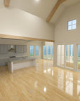 The Quinn | Elevated Coastal Country House Plan | 2,343 Sq Ft | 3BR 3.5BA
