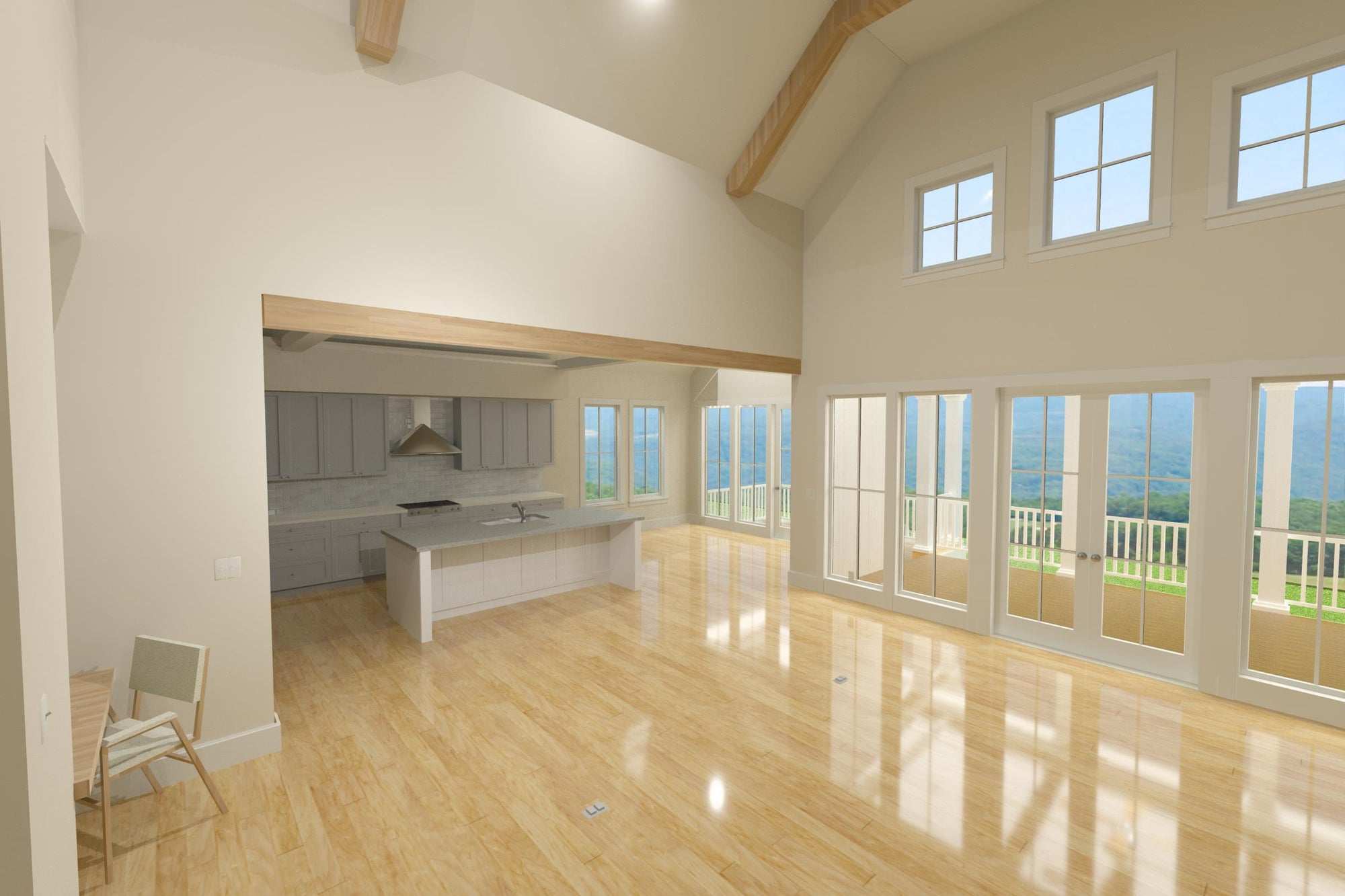 The Quinn | Elevated Coastal Country House Plan | 2,343 Sq Ft | 3BR 3.5BA