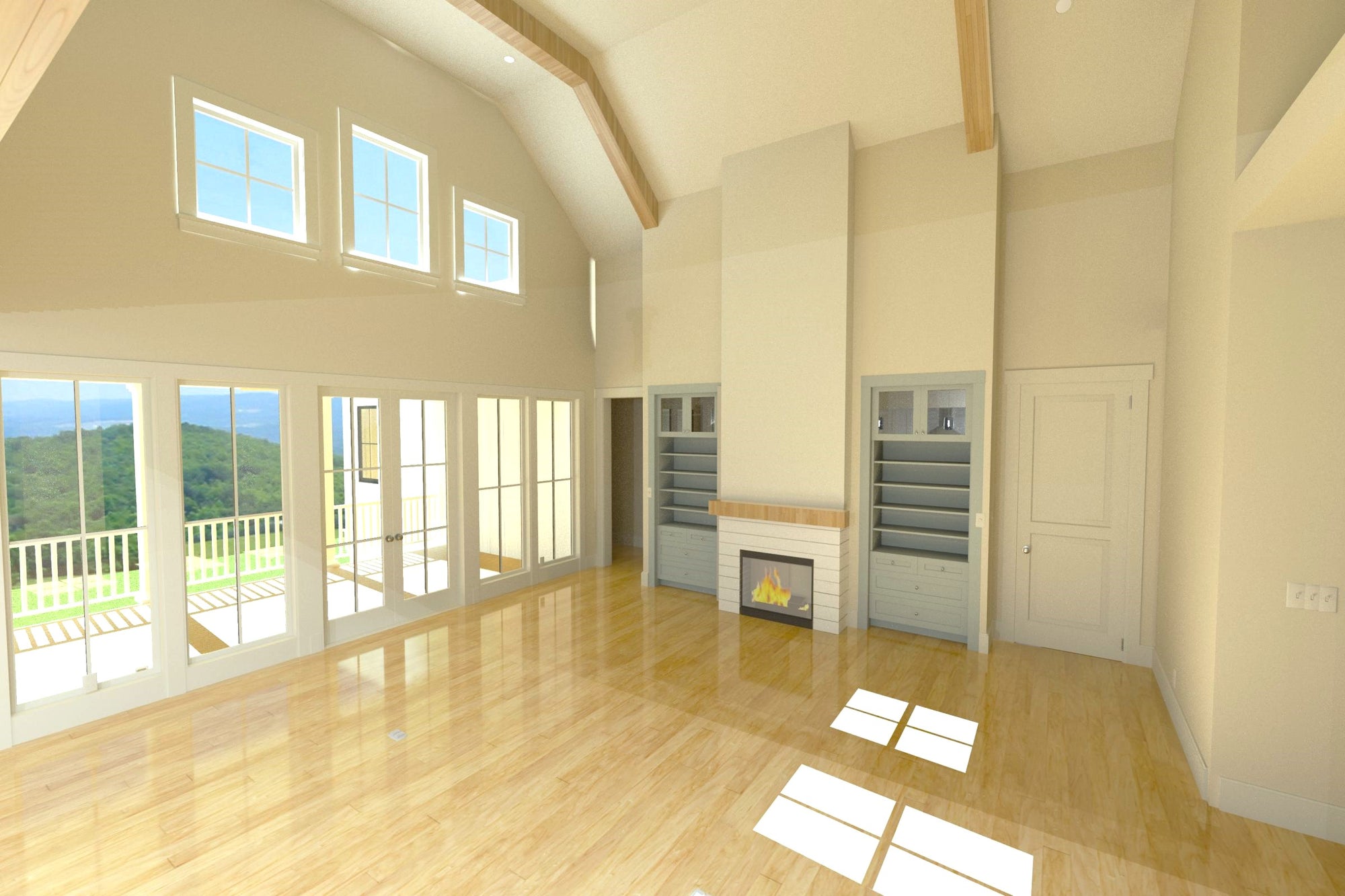 The Quinn | Elevated Coastal Country House Plan | 2,343 Sq Ft | 3BR 3.5BA