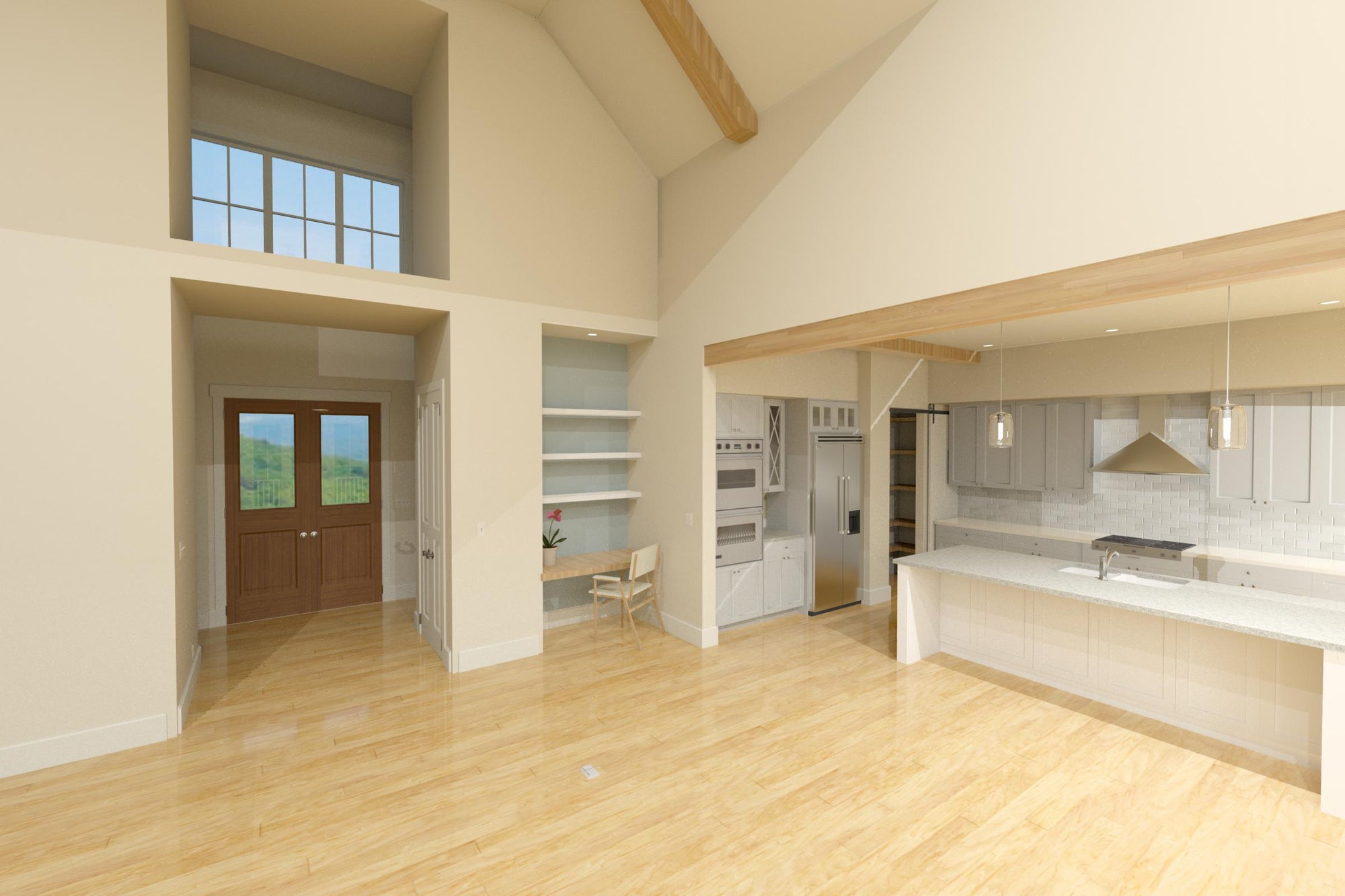 The Quinn | Elevated Coastal Country House Plan | 2,343 Sq Ft | 3BR 3.5BA