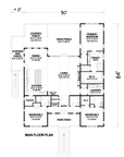 The Quinn Pilings | Elevated Coastal Country House Plan | 2,409 Sq Ft | 3BR 3.5BA
