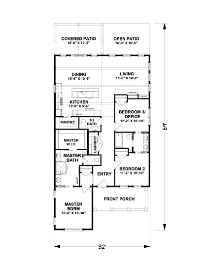 1599 Sq. Ft. - The Wave II