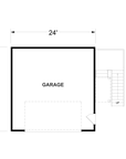 Winthrop Studio | Studio Garage ADU Plan | 576 Sq Ft | Studio 1BA