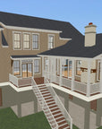 The Wren | Elevated Coastal House Plan | 3,233 Sq Ft | 4BR 3.5BA