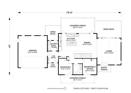 2242 Sq Ft. - Torch Cottage