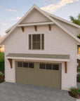 Winthrop Studio | Studio Garage ADU Plan | 576 Sq Ft | Studio 1BA