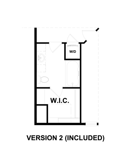 887 Sq. Ft. - Winthrop 35 Enclosed Garage/ADU Plan