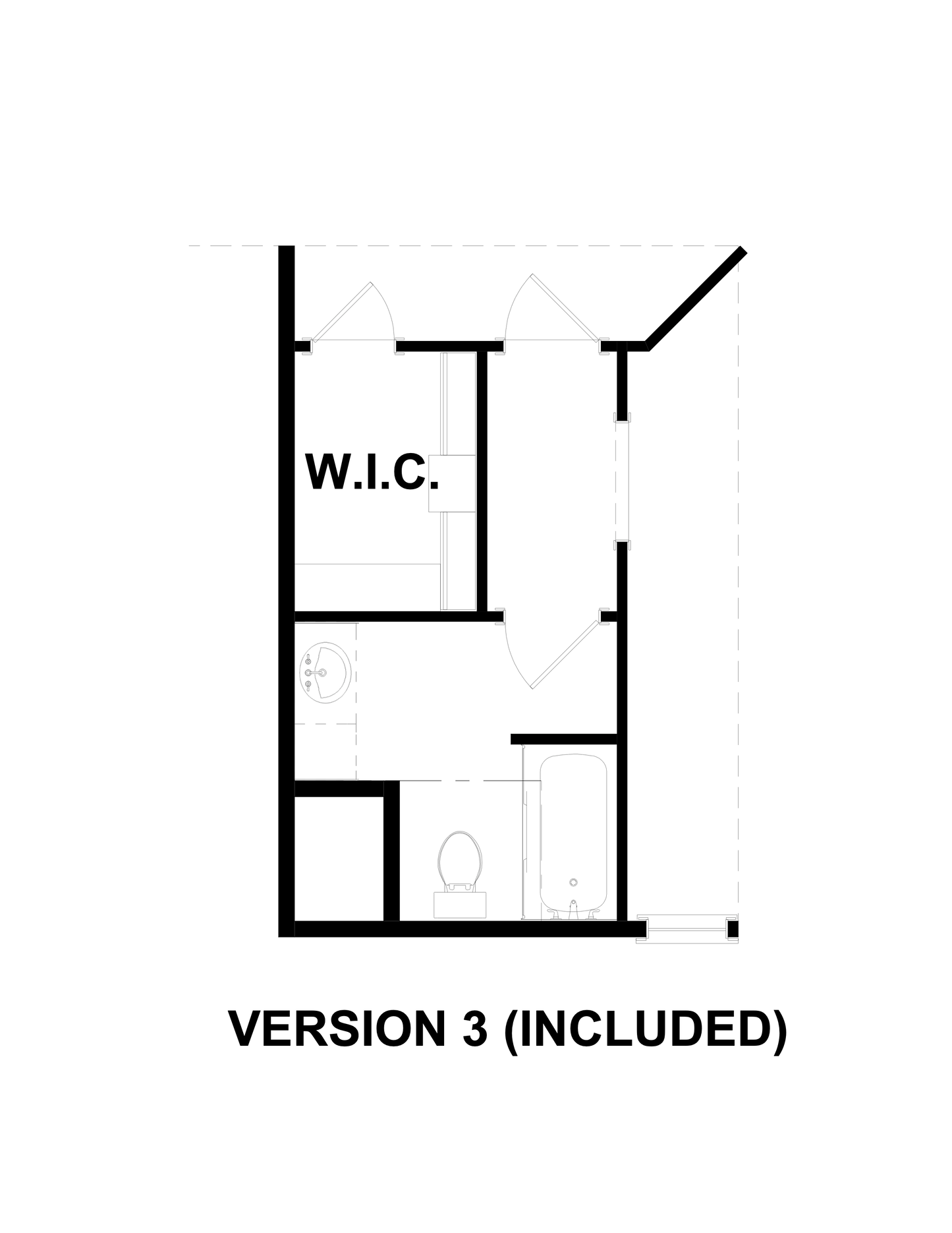 980 Sq. Ft. - Winthrop 35 Garage/ADU Plan