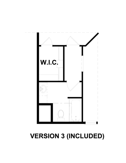 887 Sq. Ft. - Winthrop 35 Enclosed Garage/ADU Plan