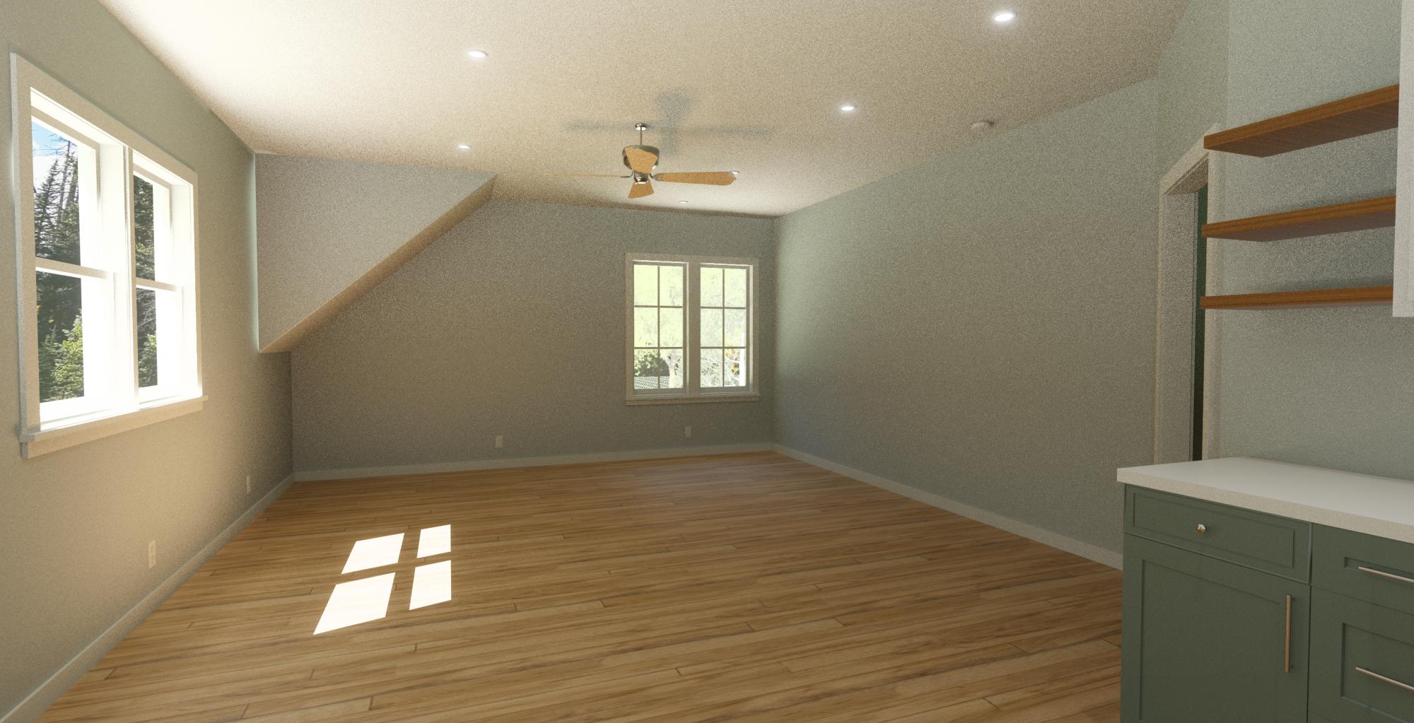Winthrop 35 Enclosed | Garage ADU Plan | 887 Sq Ft | 1BR 1BA