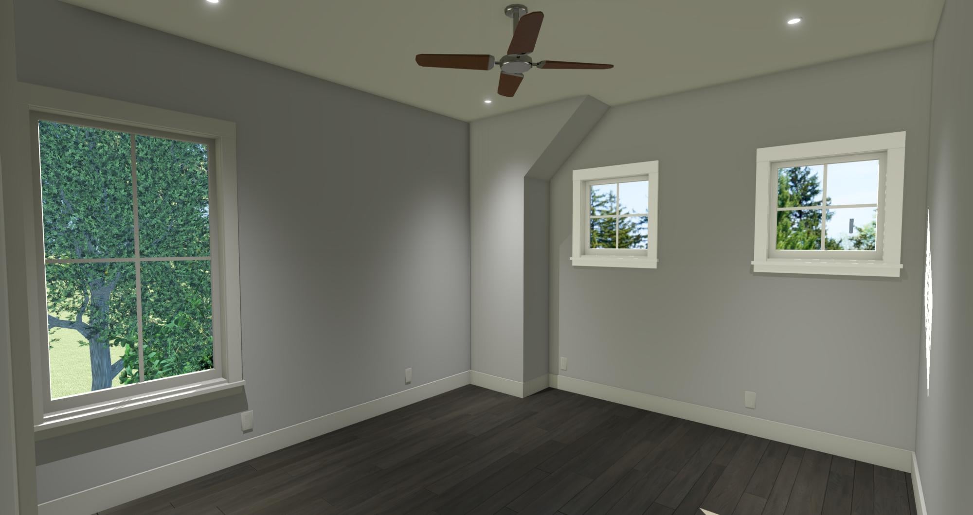 Cloudy Bay | Coastal Garage ADU Plan | 650 Sq Ft | 1BR 1BA