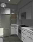Cloudy Bay | Coastal Garage ADU Plan | 650 Sq Ft | 1BR 1BA