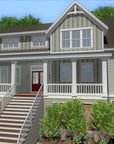 The Warbler | Elevated Coastal Farmhouse House Plan | 2,916 Sq Ft | 4BR 3.5BA