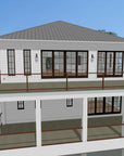 Haddie's Hideaway | Elevated Reverse-Living Coastal House Plan | 3,450 Sq Ft | 4BR 3.5BA