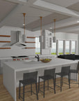 Haddie's Hideaway | Elevated Reverse-Living Coastal House Plan | 3,450 Sq Ft | 4BR 3.5BA