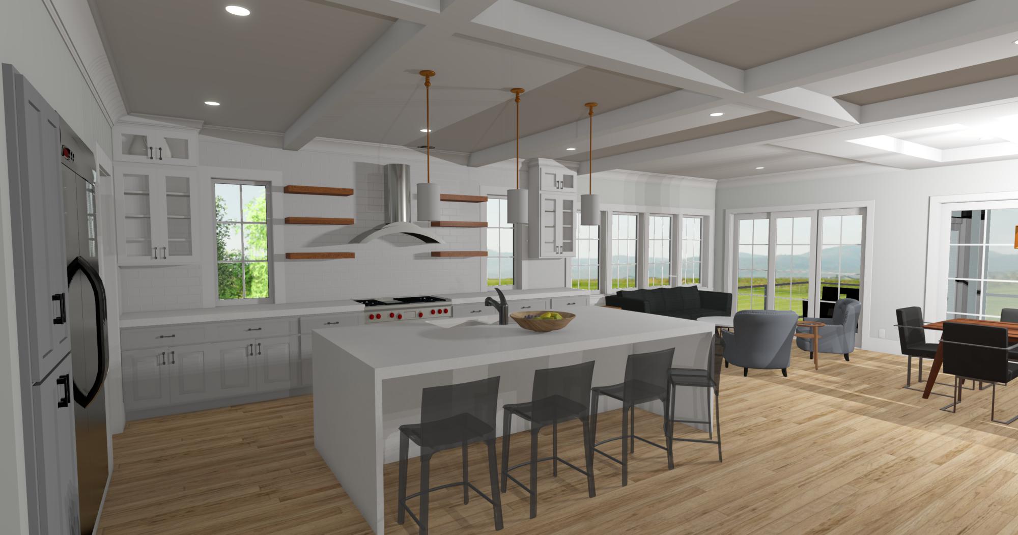 Haddie's Hideaway | Elevated Reverse-Living Coastal House Plan | 3,450 Sq Ft | 4BR 3.5BA