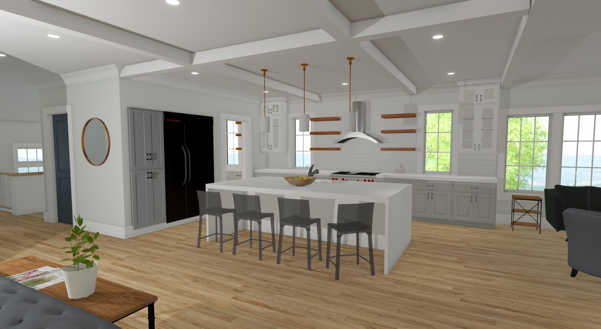 Haddie's Hideaway | Elevated Reverse-Living Coastal House Plan | 3,450 Sq Ft | 4BR 3.5BA